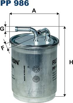 Filtron PP986 - Üzemanyagszűrő www.parts5.com