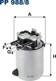 Filtron PP 988/8 - Filtru combustibil www.parts5.com