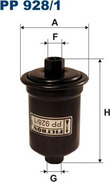 Filtron PP928/1 - Fuel filter www.parts5.com