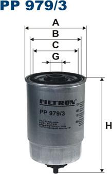 Filtron PP979/3 - Fuel filter www.parts5.com