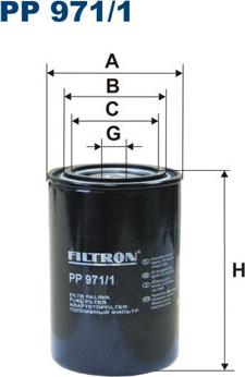 Filtron PP971/1 - Palivový filtr www.parts5.com