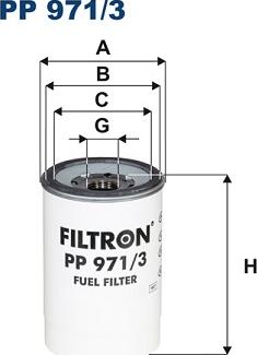 Filtron PP971/3 - Fuel filter www.parts5.com