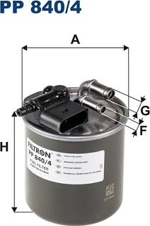 Filtron PP840/4 - Kraftstofffilter www.parts5.com