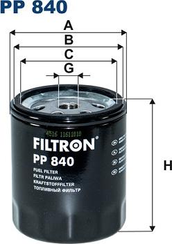 Filtron PP840 - Filter goriva www.parts5.com