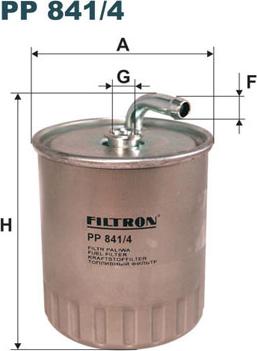 Filtron PP841/4 - Fuel filter www.parts5.com