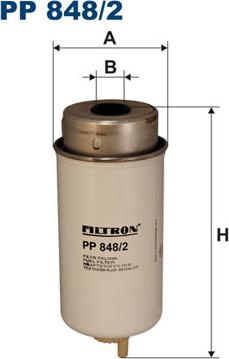 Filtron PP848/2 - Filtru combustibil www.parts5.com