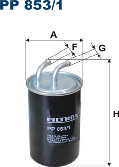 Filtron PP853/1 - Filtr paliwa www.parts5.com