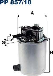 Filtron PP 857/10 - Filtru combustibil www.parts5.com