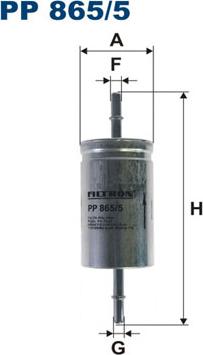 Filtron PP865/5 - Fuel filter www.parts5.com