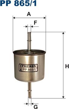 Filtron PP865/1 - Filtru combustibil www.parts5.com