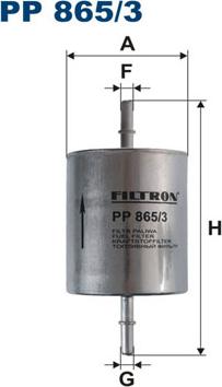 Filtron PP865/3 - Fuel filter www.parts5.com