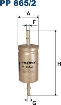 Filtron PP865/2 - Fuel filter www.parts5.com