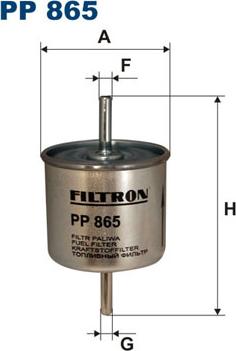 Filtron PP865 - Fuel filter www.parts5.com