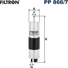 Filtron PP 866/7 - Fuel filter www.parts5.com