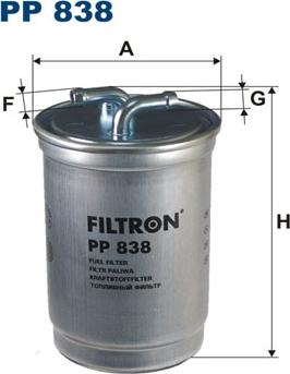 Filtron PP838 - Горивен филтър www.parts5.com