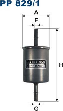 Filtron PP829/1 - Palivový filtr www.parts5.com