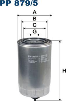 Filtron PP879/5 - Filtru combustibil www.parts5.com