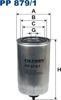 Filtron PP879/1 - Kütusefilter www.parts5.com