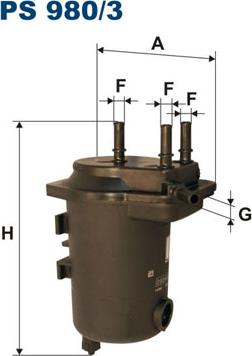 Filtron PS980/3 - Filtar za gorivo www.parts5.com