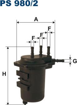 Filtron PS980/2 - Filtar za gorivo www.parts5.com