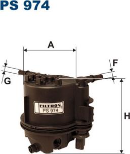 Filtron PS974 - Kraftstofffilter www.parts5.com