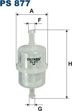 Filtron PS877 - Fuel filter www.parts5.com