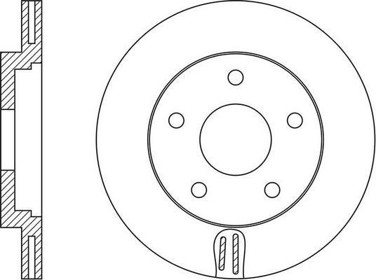 BOSCH 0 986 479 D71 - Zavorni kolut www.parts5.com