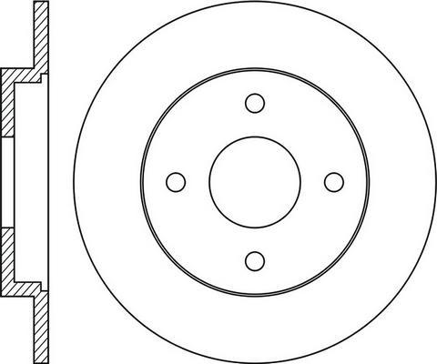 Kamoka 103562 - Disc frana www.parts5.com