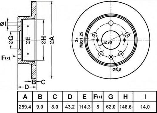 FREMAX BD-6097 - Brake Disc www.parts5.com