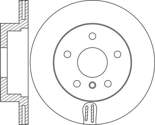 KRAFT AUTOMOTIVE 6042850 - Disc frana www.parts5.com