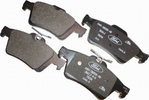 FORD 1 809 458 - Brake Pad Set, disc brake parts5.com