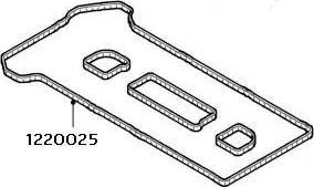 FORD 1 220 025 - Komplet brtvi, poklopac glave cilindra www.parts5.com