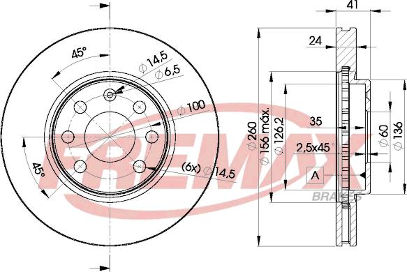 FREMAX BD-9000 - Kočioni disk www.parts5.com