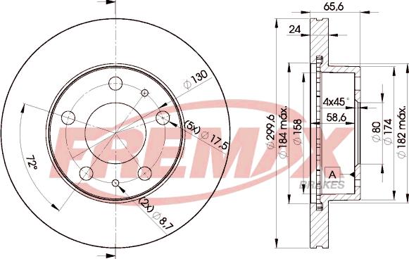 FREMAX BD-4682 - Jarrulevy www.parts5.com