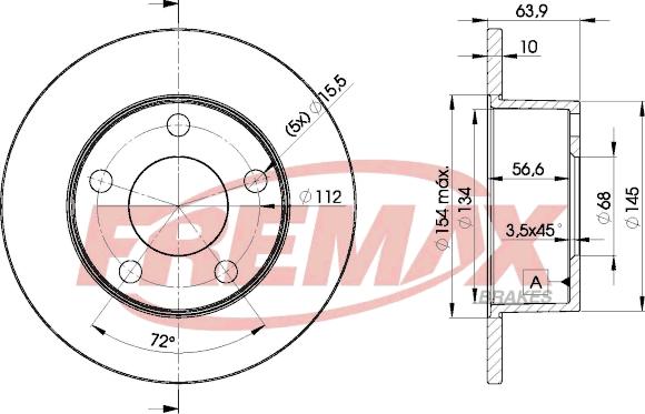 FREMAX BD-4060 - Disc frana www.parts5.com