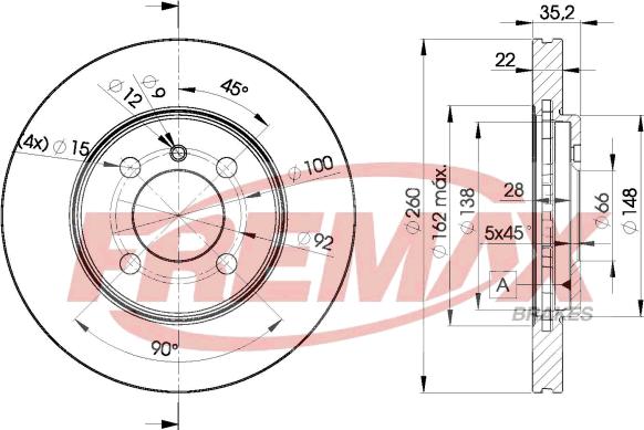 FREMAX BD-4749 - Brake Disc www.parts5.com