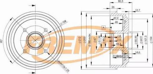 FREMAX BD-4735 - Brake Drum www.parts5.com