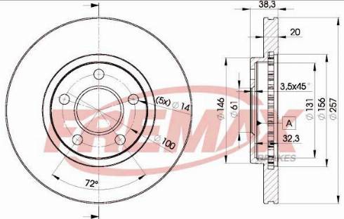 FREMAX BD-5981 - Brake Drum parts5.com