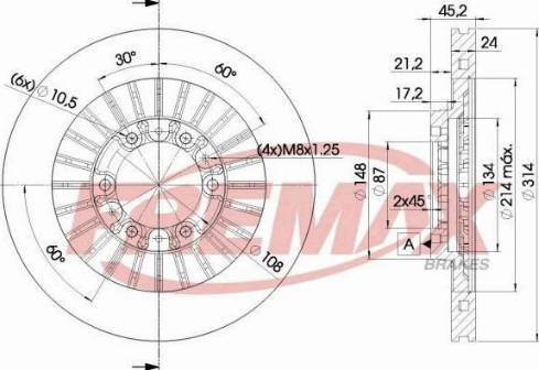 FREMAX BD-5596 - Brake Drum www.parts5.com