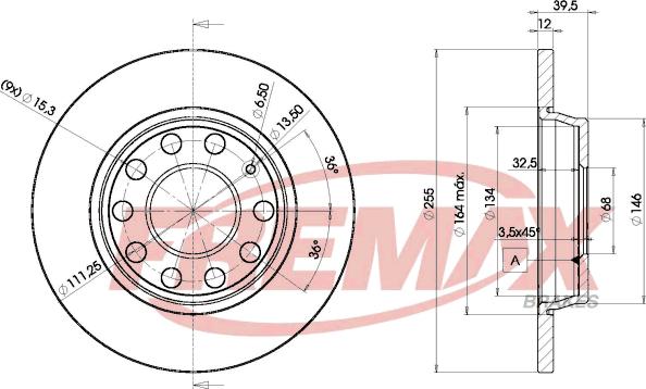 FREMAX BD-5309 - Tarcza hamulcowa www.parts5.com