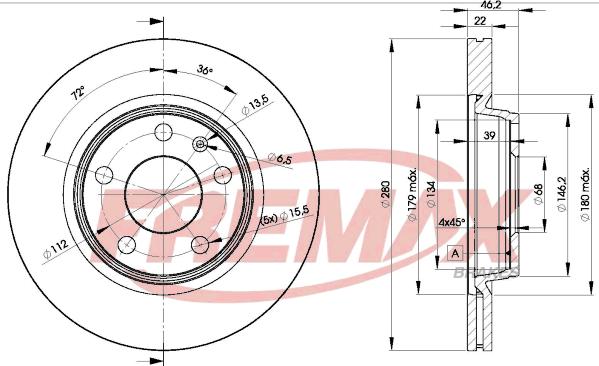 FREMAX BD-5301 - Brake Disc www.parts5.com