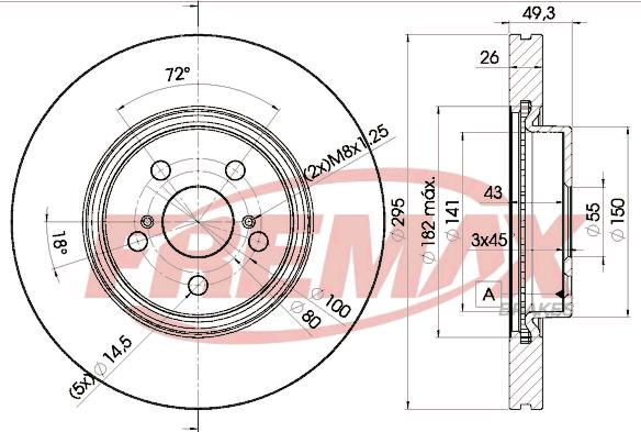 FREMAX BD-0505 - Disc frana www.parts5.com