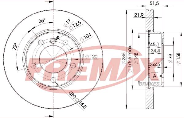 FREMAX BD-0674 - Brake Disc parts5.com