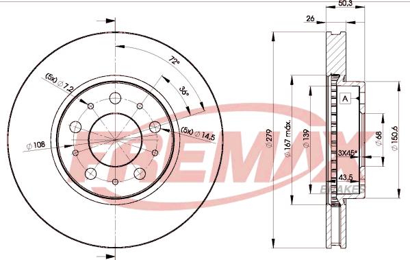 FREMAX BD-1788 - Piduriketas www.parts5.com