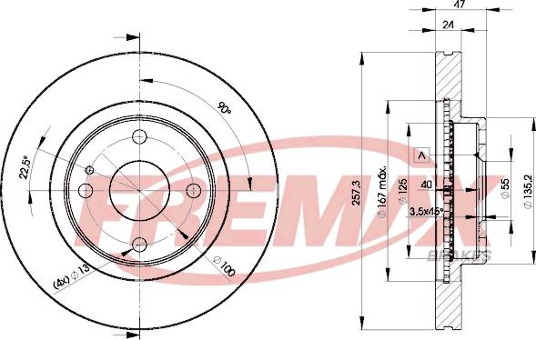 FREMAX BD-3266 - Brake Disc www.parts5.com