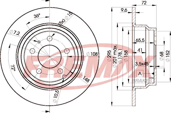 FREMAX BD-7940 - Brake Disc www.parts5.com