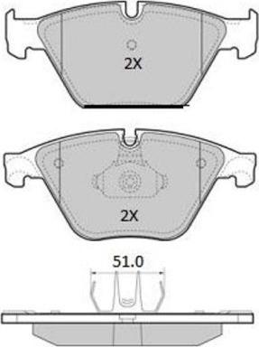 FREMAX FBP-1958 - Тормозные колодки, дисковые, комплект www.parts5.com