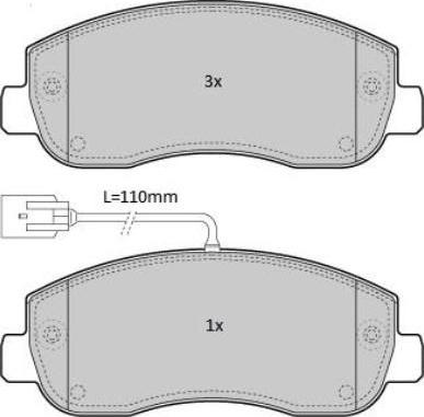 FREMAX FBP-1939 - Brake Pad Set, disc brake parts5.com