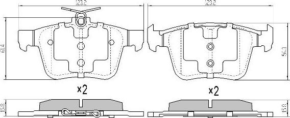 FREMAX FBP-1976 - Set placute frana,frana disc www.parts5.com