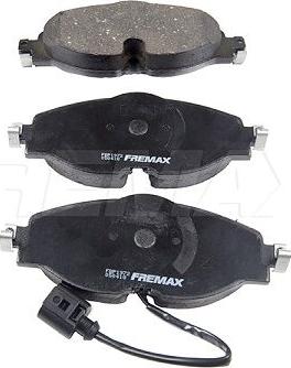 FREMAX FBP-1972 - Set placute frana,frana disc www.parts5.com